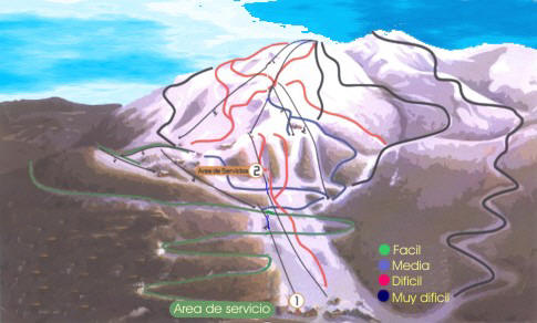 Cerro Bayo - Pistas de Esqu�