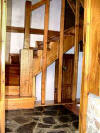 Escalera interior de cabaas 2D y 3D