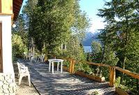 Deck frente al lago